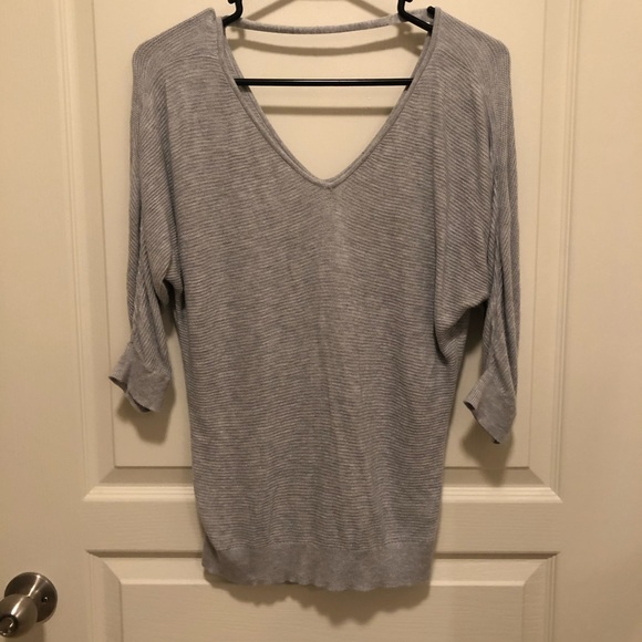 Express Sweaters - Express Vneck Sweater with back neck strap Express Sweaters - Express Vneck Sweater with back neck strap